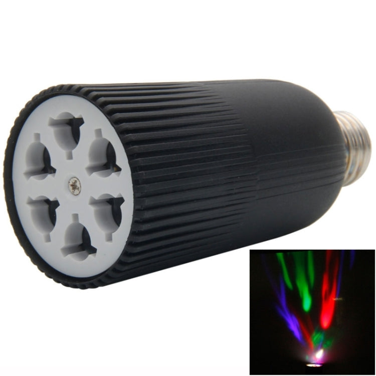 E27 4W LED Patterns RGB Stage Lights Lamp, AC 85-260V