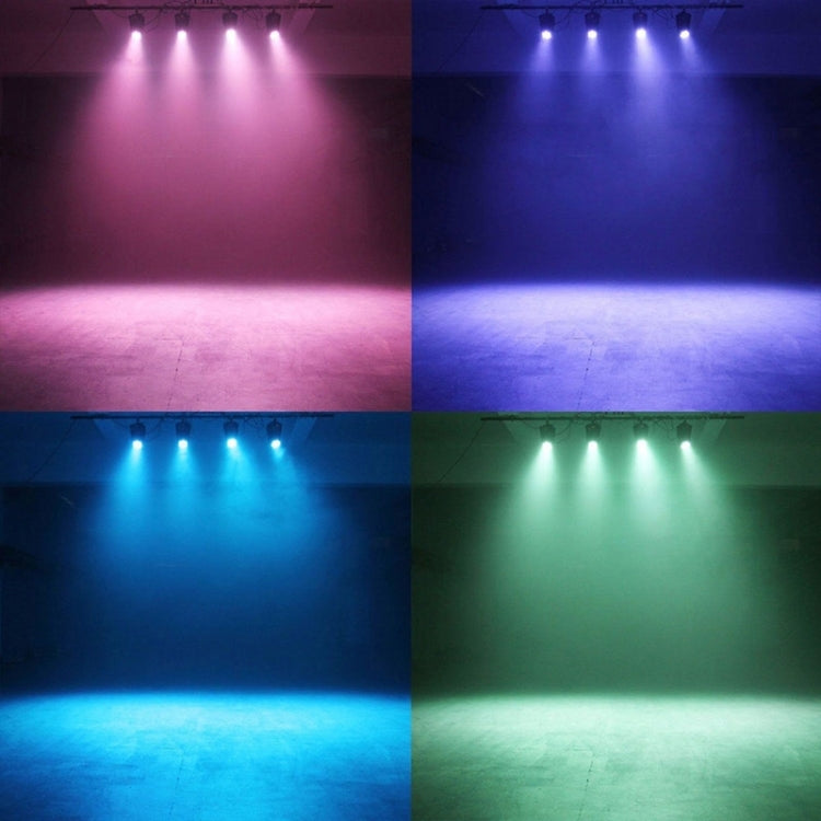 5W Moving Head Beam Light RGBW LED Stage Light, 18 LED, with 250V Fuses, Master / Slave / DMX / Voice Control Modes