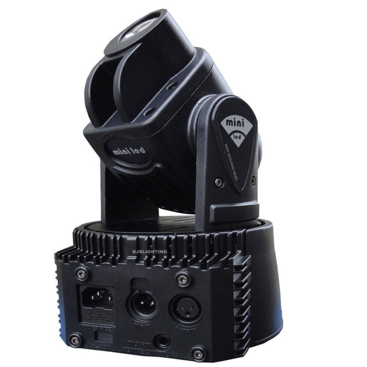 Mini 50W White Rainbow Light LED Moving Head Stage Light, 9 Patterns, Master / Slave / DMX / Voice Control Modes