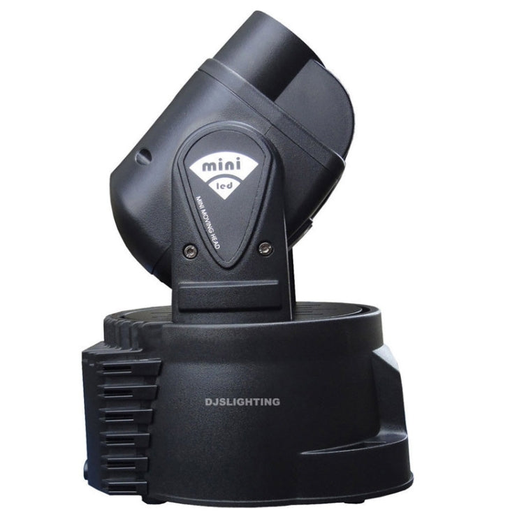 Mini 50W White Rainbow Light LED Moving Head Stage Light, 9 Patterns, Master / Slave / DMX / Voice Control Modes