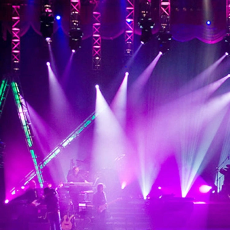 Mini 50W White Rainbow Light LED Moving Head Stage Light, 9 Patterns, Master / Slave / DMX / Voice Control Modes