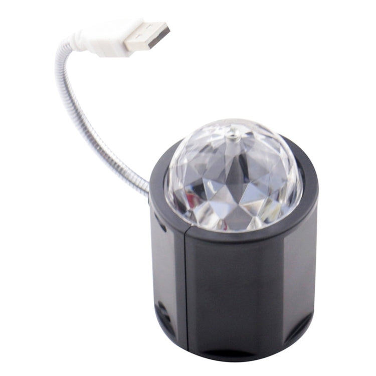 4W Mini RGB LED Stage Light, 365 LM Christmas Light DJ Disco Light USB Lamp