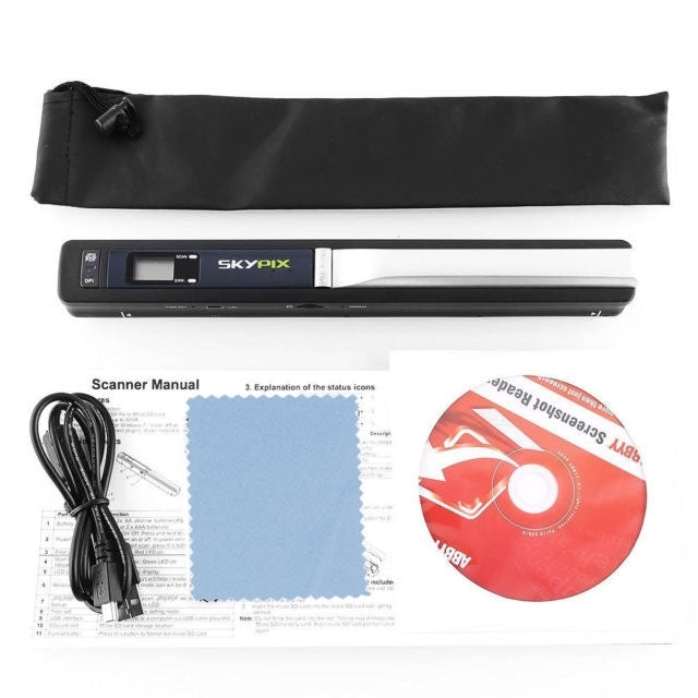 Portable Scanner TSN410 Scanners handy scan, Support TF Card