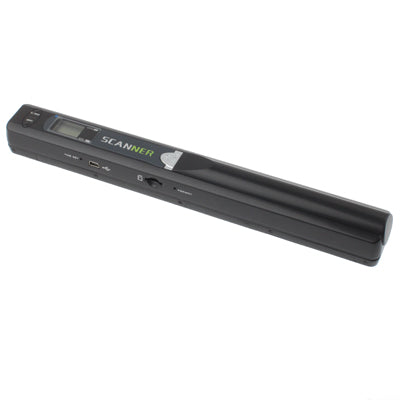 Portable Document & Image Handheld Scanner, Support TF Card(Black)