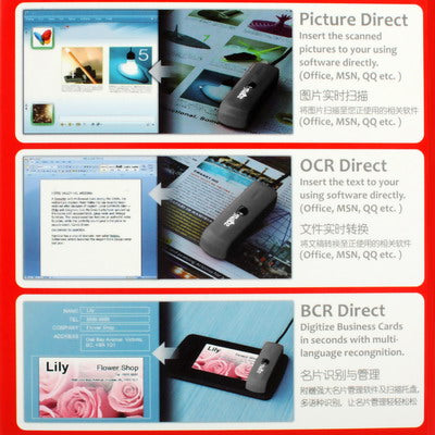 Multifunctional Magic Mini Scanner, Product size: 90.6x27.33x20.28mm (Grey)