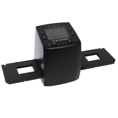 2.4 inch Screen Film Scanner with Capture Picture & Mirror Image / Rotation, Support SD Card(Black)