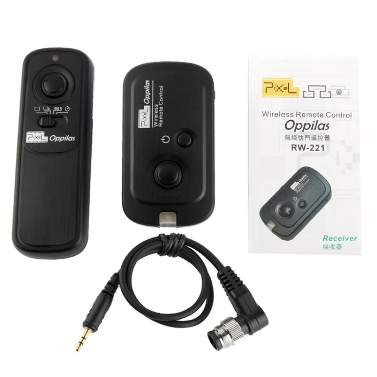 Pixel Oppilas 2.4GHz Wireless Shutter Remote Control for Nikon D1 Series / D2 Series / D3 Series / D700 / D300 / D300s / D200 / N90s / F5 / F6 / F100 / F90 / F90X (RW-221 / DC0)