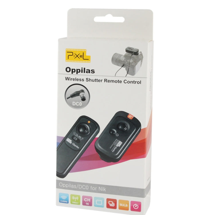 Pixel Oppilas 2.4GHz Wireless Shutter Remote Control for Nikon D1 Series / D2 Series / D3 Series / D700 / D300 / D300s / D200 / N90s / F5 / F6 / F100 / F90 / F90X (RW-221 / DC0)