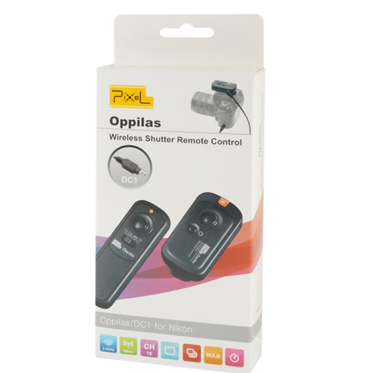 Pixel Oppilas 2.4GHz Wireless Shutter Remote Control for Nikon DSLR D80 / D70s (RW-221 / DC1)