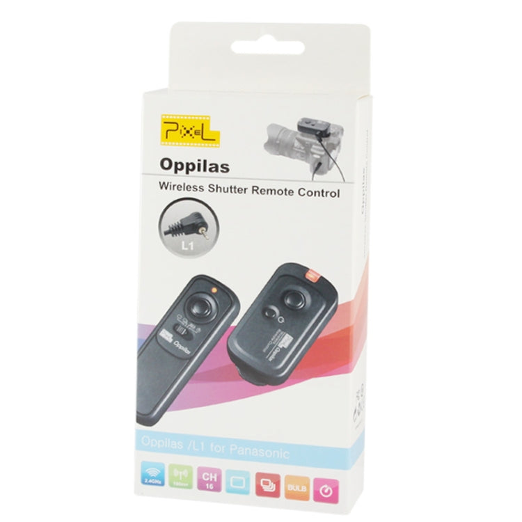 Pixel Oppilas 2.4GHz Wireless Shutter Remote Control for Panasonic DMC-FZ150 / FZ50 / FZ50K / FZ50S / FZ30 / FZ30K / FZ20 / FZ200 / L10 / L1 / LC1 / G10 / G2 / GF1 / GH2 / GH3 / G5 (RW-221 / L1)