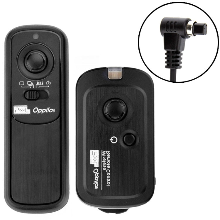 Pixel Oppilas 2.4GHz Wireless Shutter Remote Control for Canon 5DS R / EOS 50D / 40D / 30D / 20D / 10D / 7D / 5D / 5D Mark II / 1D / 1Ds Mark III / 1Ds Mark IV (RW-221 / N3)(Black)