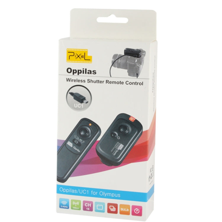 Pixel Oppilas 2.4GHz Wireless Shutter Remote Control for Olympus E Series / E-620 / E-600 / E-550 / E-520 / E-510 / E-540 / E-100 / E-M5 / PEN Series / E-PL2 / E-PL3 / SP Series / SP-590UZ / 570UZ / SZ-300MR / SZ-20 (RW-221 / UC1)