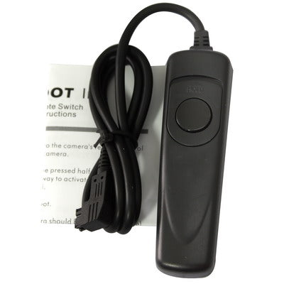 Remote Switch Shutter Release Cord RM-S1AM for SONY a100/a200/a300/a350/a700/a900, MINOLTA a7D/A5d(Black)