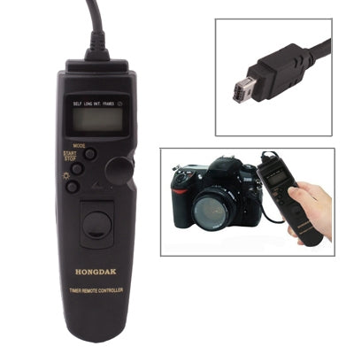 LCD Display Timer Remote Cord for Nikon D90 / D3100 / D3200 / D5000 / D7000 / D7100