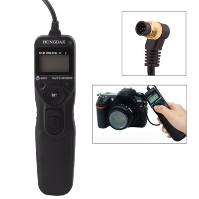 LCD Display Timer Remote Cord for Nikon D200 / D300 / D700 / D100 / Film SLR F6 / F6 / F100 / F90X / N90