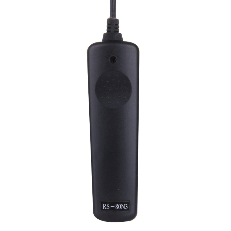 RS-80N3 Remote Switch Shutter Release Cord for Canon 50DII / 50DIII / D60 / 40D / 30D / 20D / 10D / 5D / D50(Black)