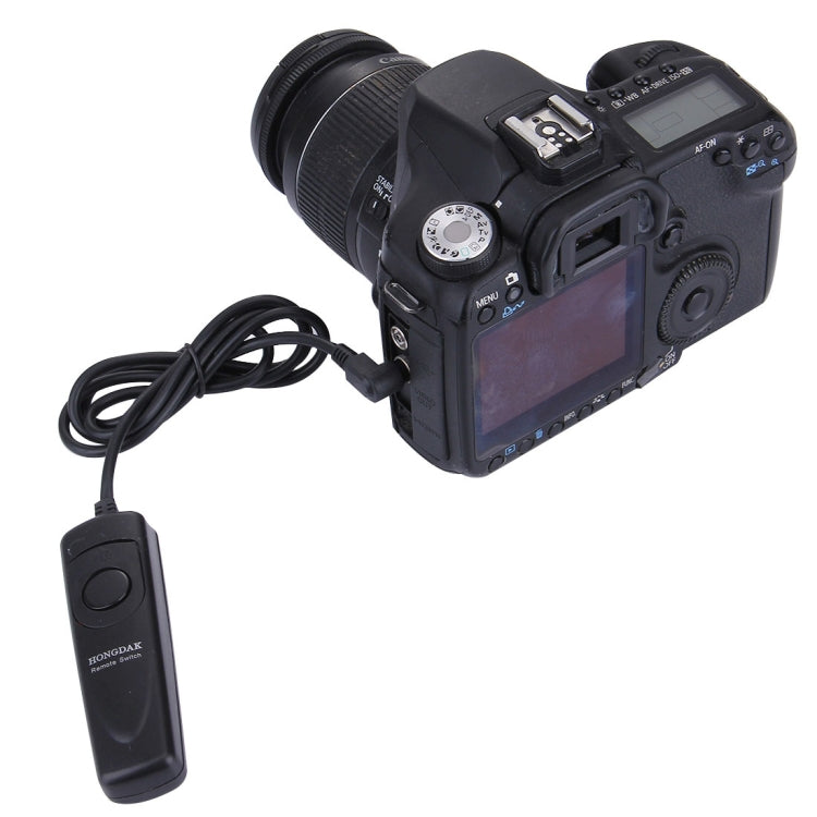 RS-80N3 Remote Switch Shutter Release Cord for Canon 50DII / 50DIII / D60 / 40D / 30D / 20D / 10D / 5D / D50(Black)