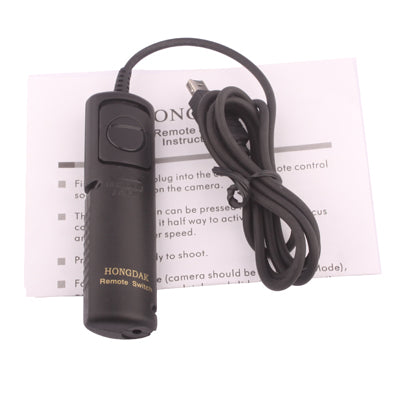 Remote Switch Shutter Release Cord for Nikon D90 / D5000 / D7000 / D3100(Black)