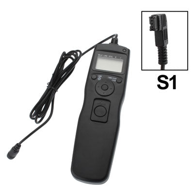 LCD Display Timer Remote Control for Sony Î±100 / Î±200 / Î±300 / Î±350 / Î±700 / Î±900 (S1)(Black)