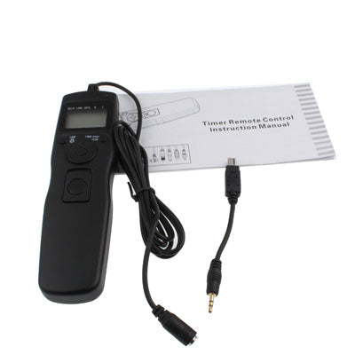 LCD Display Timer Remote Control for Nikon D90 / D5000 / D7000 / D3100 / D5100 (N3)(Black)