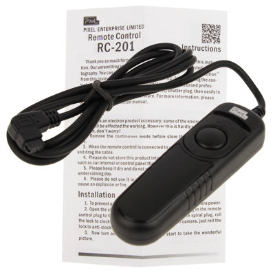 Pixel RC-201/S1 Remote Switch Shutter Release Cord for SONY DSLR a900,a850,a700,a550,a500,a400,a350,a300,a200,a100 / Konica Minolta:Dimage a2,a1,9,7Hi,7i,7,5,4,DYNAX 7D,5D