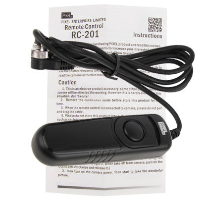 Pixel RC-201/DC0 Remote Switch Shutter Release Cord for Nikon D300 Series, D700, D200 Series , D2Xs, D2Hs,D2X, D2H, D1H, D1X, D1, N90s, F5, F6, F100, F90, F90X, D4, D800, D3S, D800E, Fujifilm S5 Pro, S3 Pro, Kodak DCS-14n