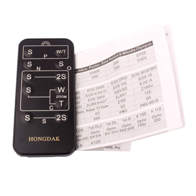 5 in 1 Multi-Function Wireless Remote Control for Nikon / Canon / Sony(Black)