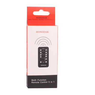 5 in 1 Multi-Function Wireless Remote Control for Nikon / Canon / Sony(Black)