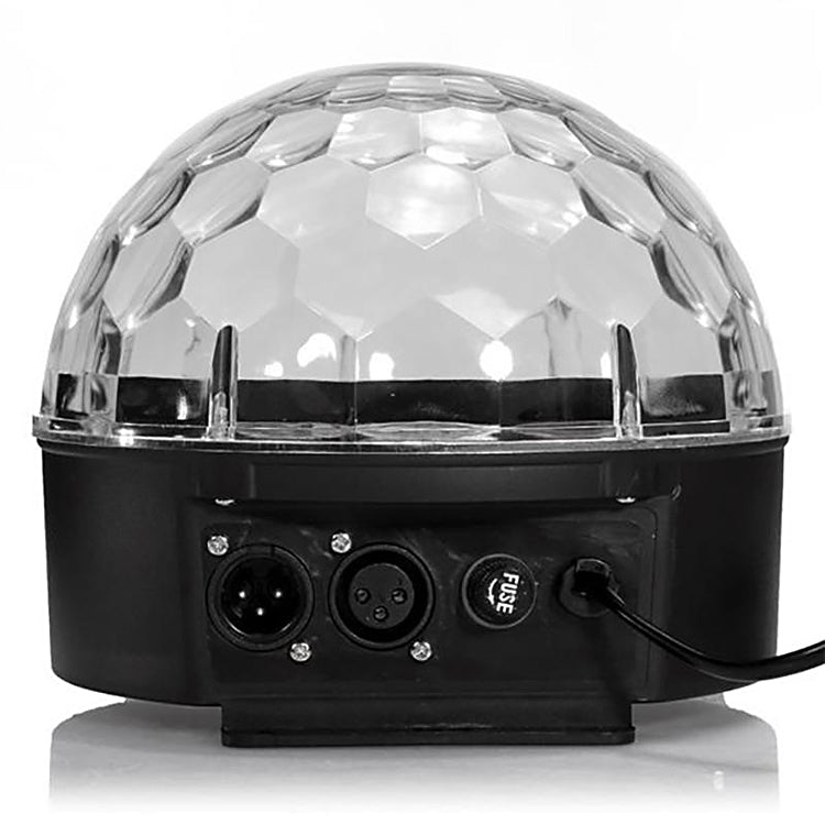 Multifunction  DMX512 10CH Crystal Magic Ball Light, RGB LED with Digital Displayer, Support Sound Activated