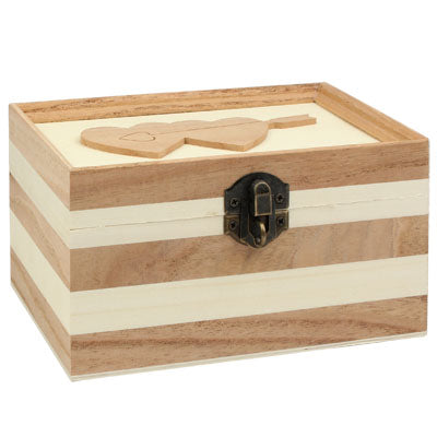 One Heart Strings Wood Box/Gift Box/Jewelry Box Three Piece Set (3 pcs in One Packing,the Price is for 3 pcs)