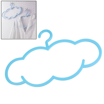5 PCS Beautiful Cloud Style Clothes Hangers(Blue)