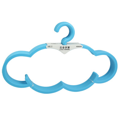 5 PCS Beautiful Cloud Style Clothes Hangers(Blue)
