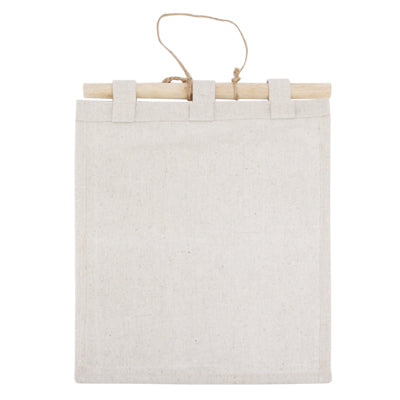 Eiffel Tower Pattern Storage Jute Wall Bags Can be Hung , Size: 31 x 25cm (Blue)