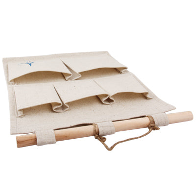 Eiffel Tower Pattern Storage Jute Wall Bags Can be Hung , Size: 31 x 25cm (Blue)