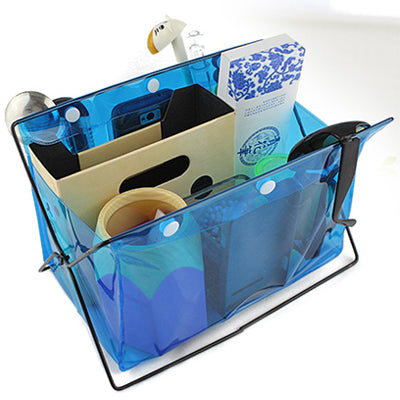 PVC Foldable Desktop Sundries Storage Rack