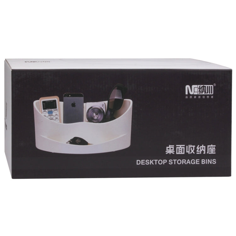 Stylish Oval Shape Desktop Storage Bin