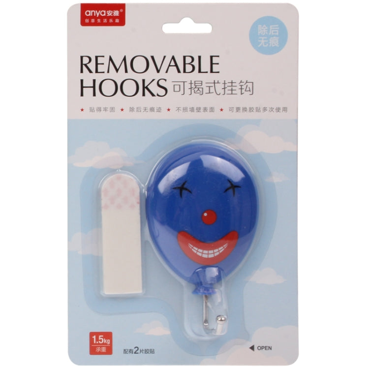 Lovely Clown Pattern Removable Hook (Random Color Delivery)