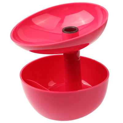 Stylish Double Layer Storage Box / Flower Vase(Red)