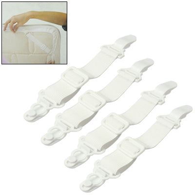 4 pcs Elastic Bed Sheet Grippers / Fasteners / Clips