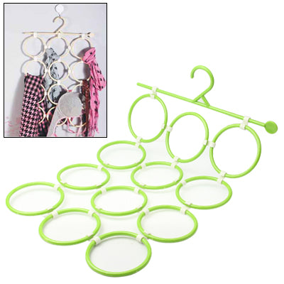 Multifunctional 12 Circular Style DIY Hanger Rack Pothook for Handkerchief Scarf Necktie Scarves