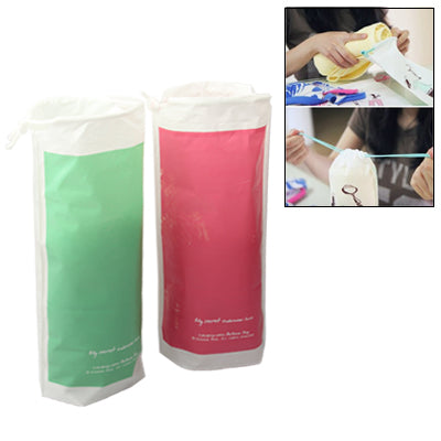 2 PCS Underpants Underwear Stockings Storage Bag House Pouch Buggy Bag for Travel Use(White)