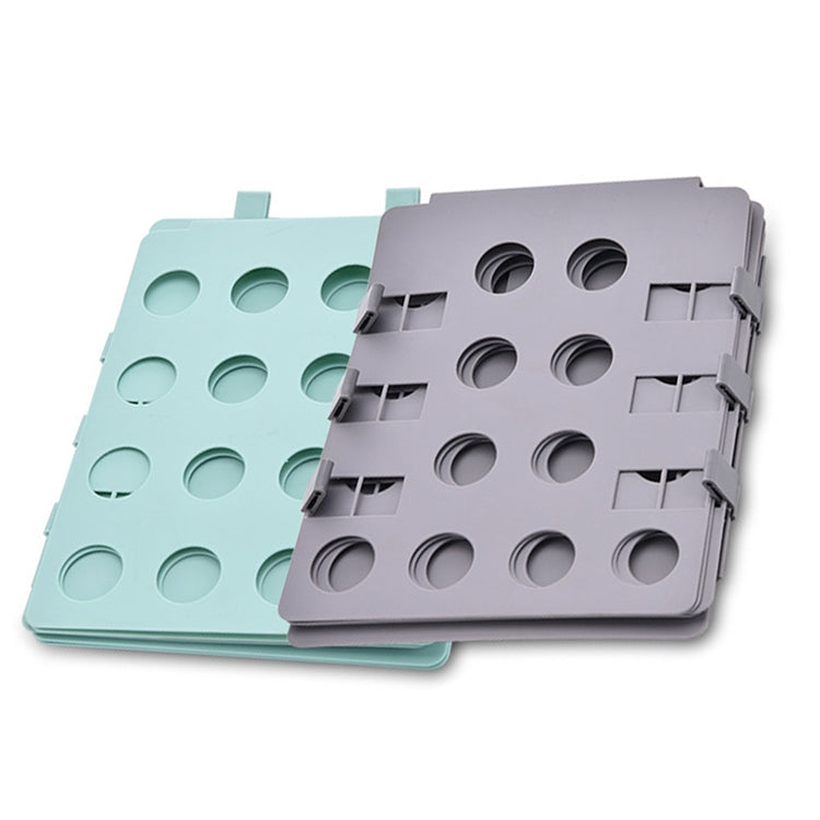 Durable Plastic Laundry Storage Fold Unique Clothing Shelves Stacked Board Organizer Tools, Random Color Delivery, Expand Size: 66*57cm