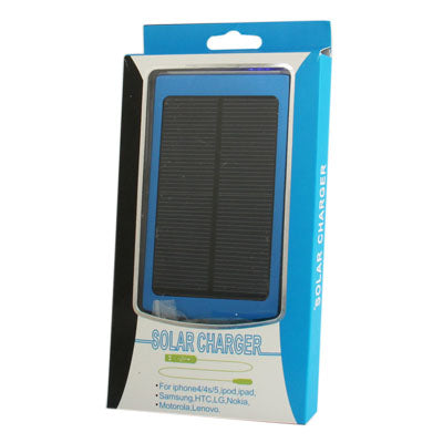 10000mAh Solar High Capacity Power Bank for iPhone 5 / iPad 4 / iPad mini / mini 2 Retina / iPad 3 / iPad 2 / iPad / iPhone 4 & 4S / iPad / iPod / HTC / Samsung S IV / S III and other Mobile Phones