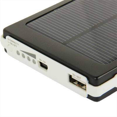 10000mAh Solar High Capacity Power Bank for iPhone 5 / iPad 4 / iPad mini / mini 2 Retina / iPad 3 / iPad 2 / iPad / iPhone 4 & 4S / iPad / iPod / HTC / Samsung S IV / S III and other Mobile Phones