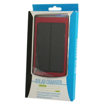 10000mAh Solar High Capacity Power Bank for iPhone 5 / iPad 4 / iPad mini / mini 2 Retina / iPad 3 / iPad 2 / iPad / iPhone 4 & 4S / iPad / iPod / HTC / Samsung S IV / S III and other Mobile Phones
