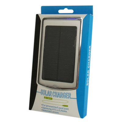 10000mAh Solar High Capacity Power Bank for iPhone 5 / iPad 4 / iPad mini / mini 2 Retina / iPad 3 / iPad 2 / iPad / iPhone 4 & 4S / iPad / iPod / HTC / Samsung S IV / S III and other Mobile Phones