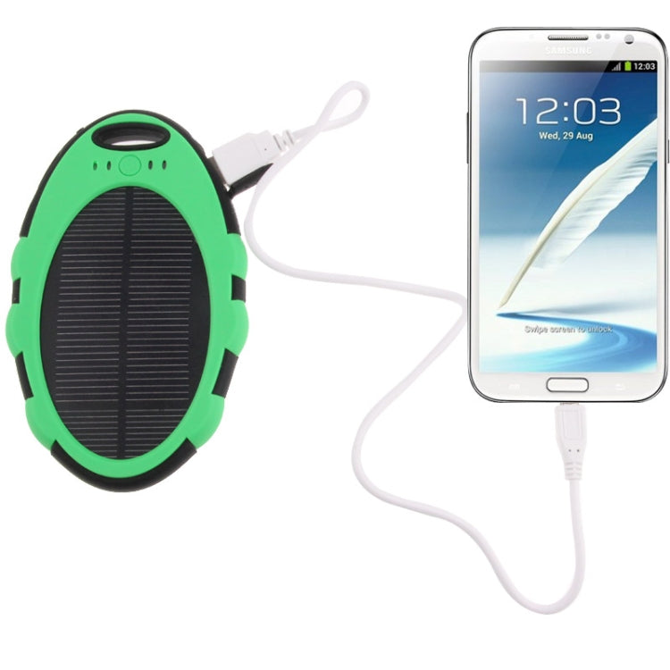 5000mAh Waterproof / Dustproof / Shockproof / Dropproof Emergency Power Solar Charger for iPhones / iPads / Galaxy / Sony / HTC / LG / GPS / Cameras, Etc