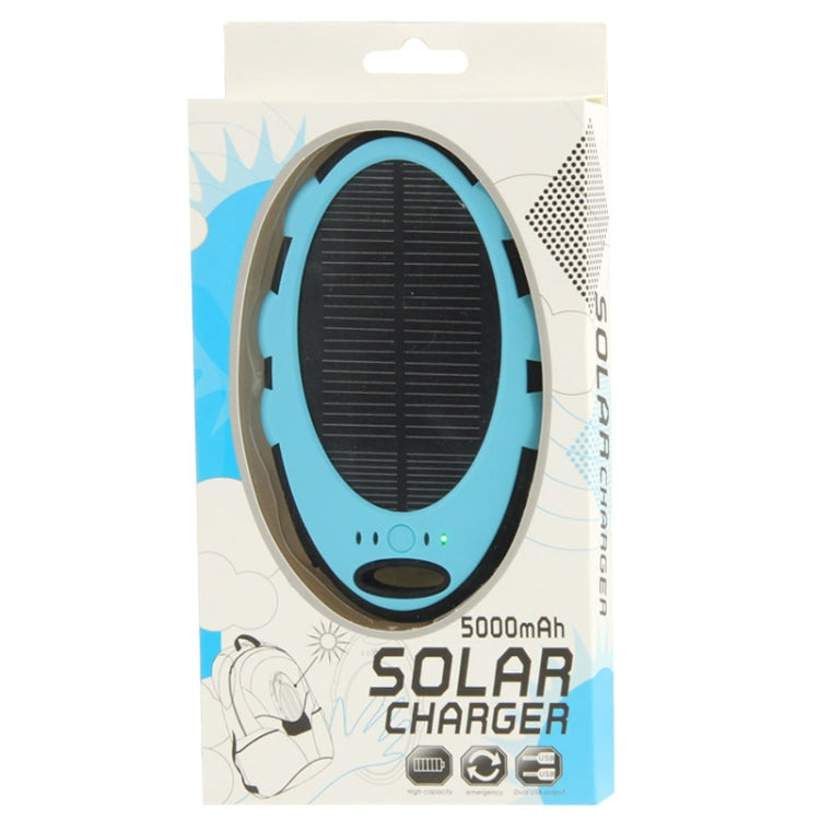5000mAh Waterproof / Dustproof / Shockproof / Dropproof Emergency Power Solar Charger for iPhones / iPads / Galaxy / Sony / HTC / LG / GPS / Cameras, Etc