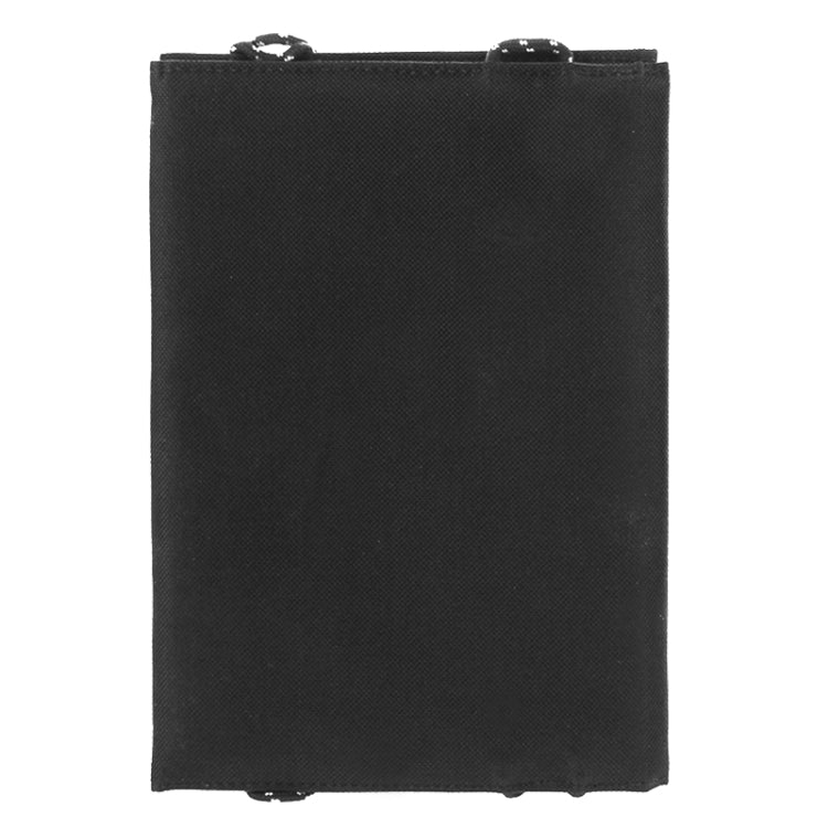 10.5W Portable Folding Solar Panel Charger Bag for Samsung / HTC / Nokia / Mobile Phones(Black)