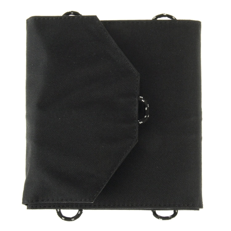 14W High Efficiency Solar Charger Portable Folding Solar Panel Charger Bag for Samsung / HTC / Nokia / Mobile Phones(Black)